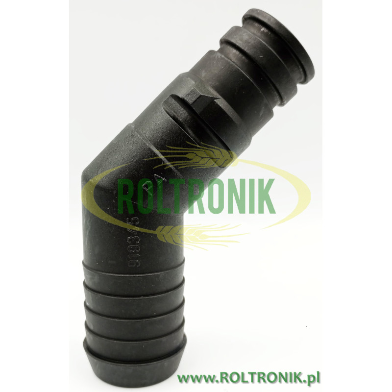 Króciec tłoczny D.25 pompy Comet BP235K 45°, 919345