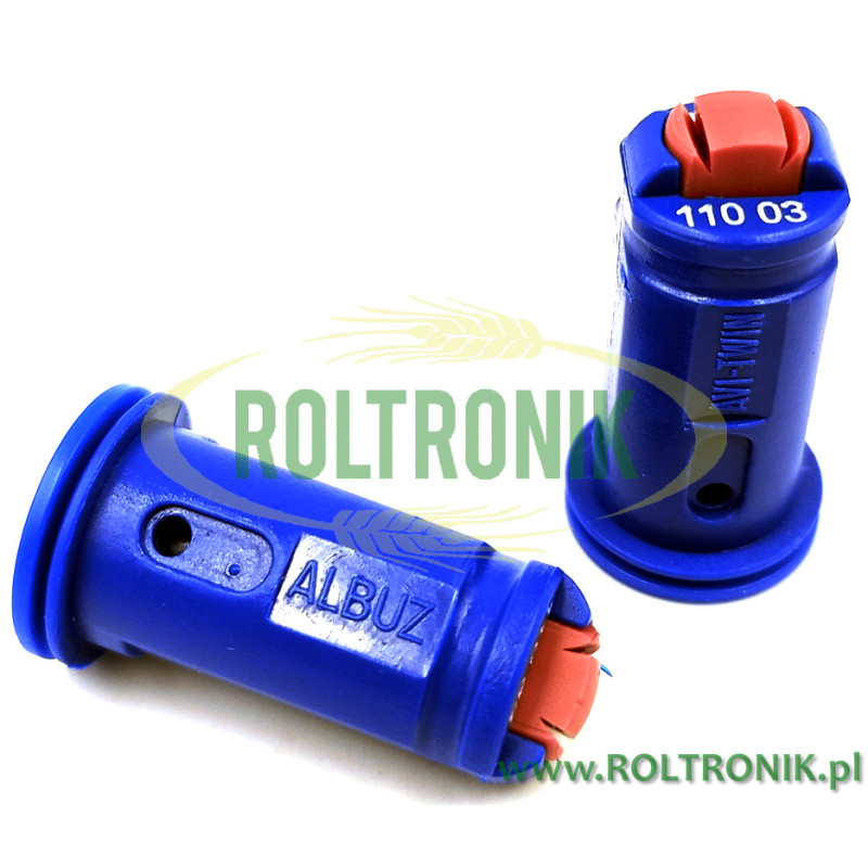 Air induction Twin flat spray nozzle AVI TWIN ALBUZ, AVITWIN11003