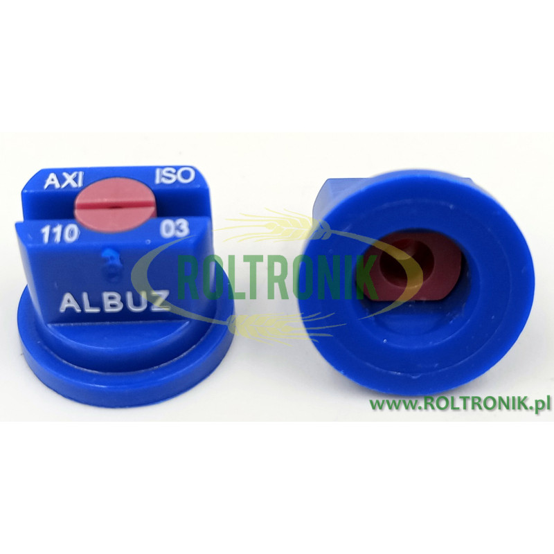 Extended range flat spray nozzle AXI ALBUZ, AXI11003