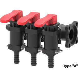 2Handventil 3 Sektionen 463F ARAG