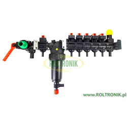 25-teiliger Konstantdruckverteiler mit Kompensation + Filter + Mischer