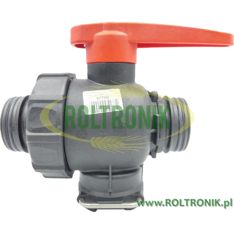 3-way ball valve T7 M/M/F, ARAG, 45524437