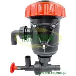 2Filtr ssący Pilmet z zaworem spustowym D.25 mm
