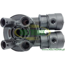 2Głowica selejet quad D.25 podwójna pneumatyczna