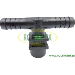 2Trójnik głowicy Arag na wąż D.13 gwint 1/4"F