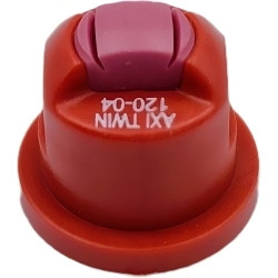 Extended range flat spray nozzle AXI ALBUZ