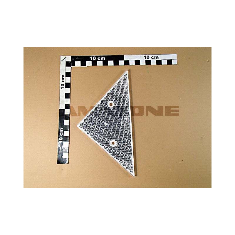 Warntafel-Ersatzglas weiß MC021, Amazone