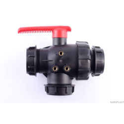 Zawór kulowy 3-drożny PROLINE 2''  AGROPLAST, ZK2CALE