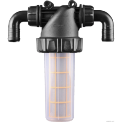 Filtr ciśnieniowy międzysekcyjny duży mesh 80 + kolano fi25 AGROPLAST, AP19FCMD_80_25K