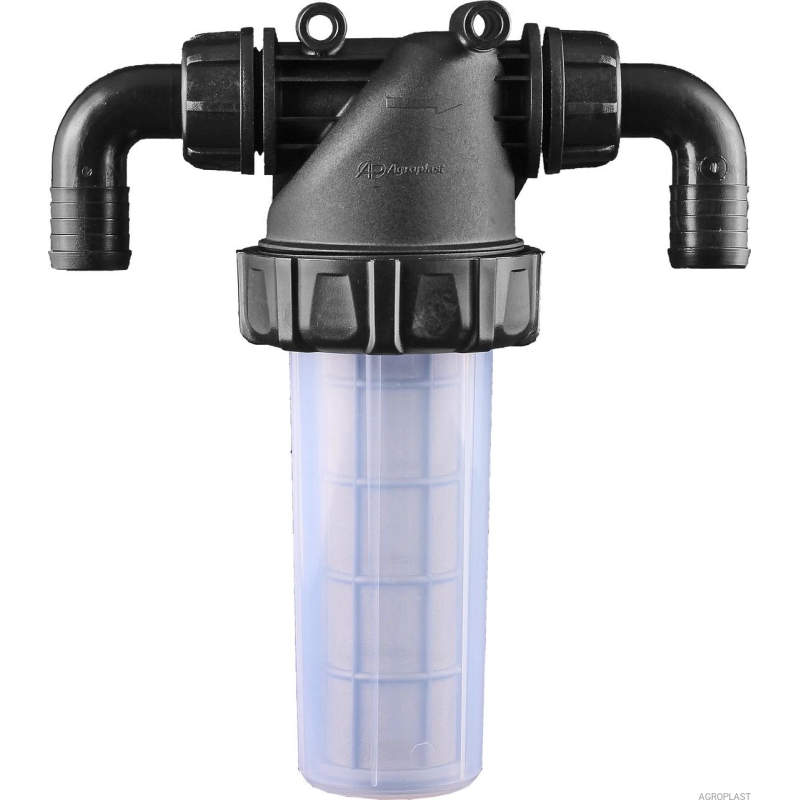 Filtr ciśnieniowy międzysekcyjny duży mesh 90 + kolano fi20 AGROPLAST, AP19FCMD_90_20K