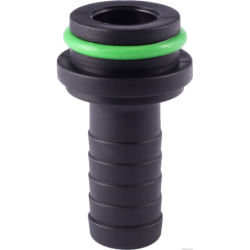 Wtyczka prosta o 12,5 mocowana nakrętką 1” AGROPLAST, AP21WP12,5/1