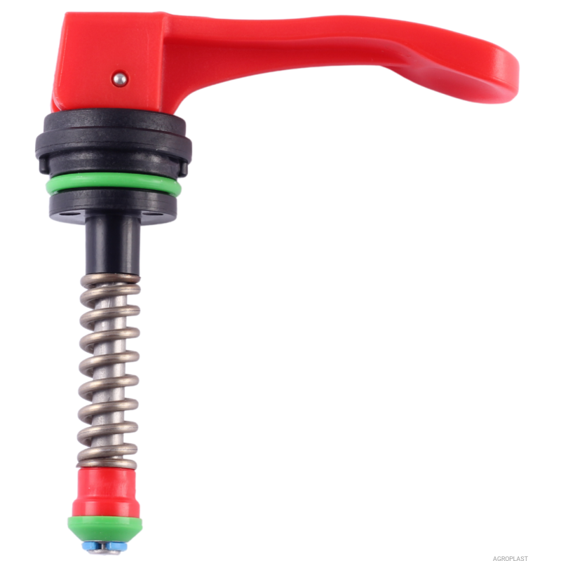 Element zaworowy sekcji (czerwony) AGROPLAST, EZAWCZ