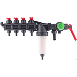 Rozdzielacz sekcyjny HD 4 sekcje AGROPLAST, ROZDZ4