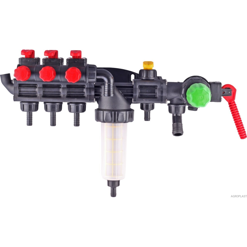 Rozdzielacz sekcyjny HD kompensacyjny 3+1 AGROPLAST, ROZDZ4K