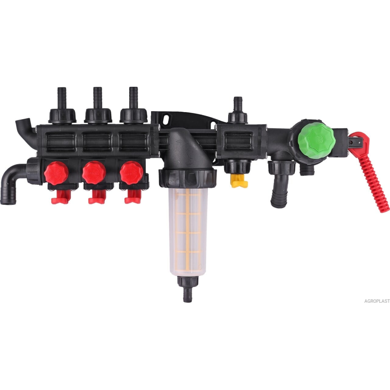 Rozdzielacz sekcyjny HD kompensacyjny 3+1 (góra) AGROPLAST, ROZDZ4KO