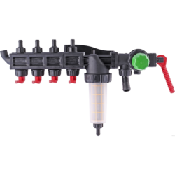 Rozdzielacz sekcyjny HD 4 sekcje (góra) AGROPLAST, ROZDZ4O