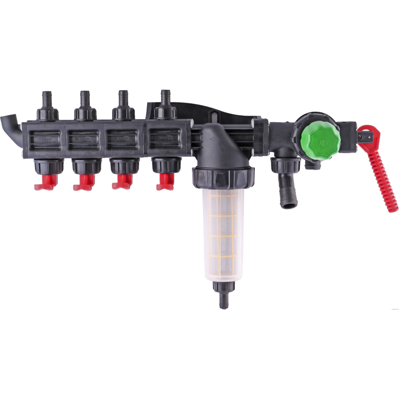 Rozdzielacz sekcyjny HD 4 sekcje (góra) AGROPLAST, ROZDZ4O