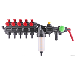 Rozdzielacz sekcyjny HD kompensacyjny 5+1 AGROPLAST, ROZDZ6K