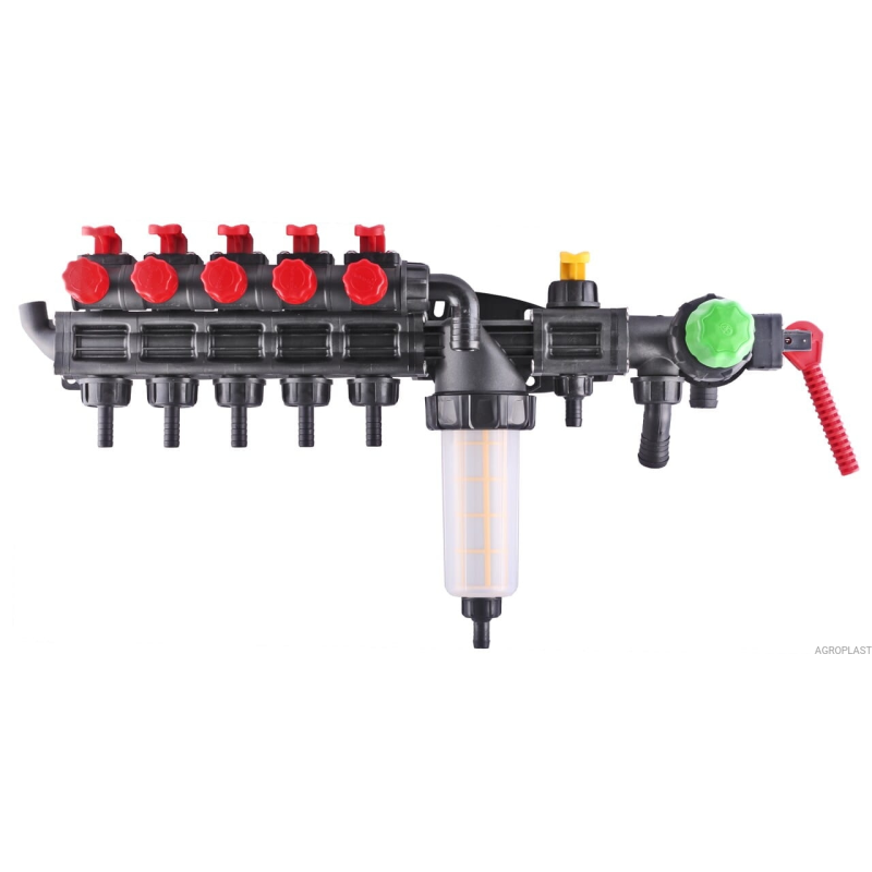 Rozdzielacz sekcyjny HD kompensacyjny 5+1 AGROPLAST, ROZDZ6K