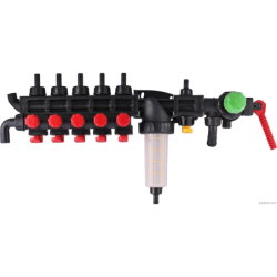Rozdzielacz sekcyjny HD kompensacyjny 5+1 (góra) AGROPLAST, ROZDZ6KO