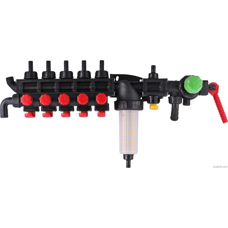 Rozdzielacz sekcyjny HD kompensacyjny 5+1 (góra) AGROPLAST, ROZDZ6KO