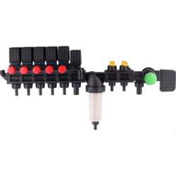 Rozdzielacz sekcyjny HD z elektrozaworami AGROPLAST, ROZDZ7SEL