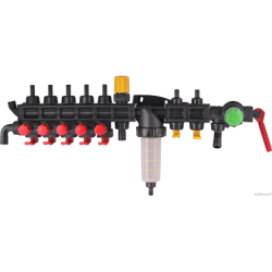 Rozdzielacz sekcyjny HD stałociśnieniowy 5+2 (góra) AGROPLAST, ROZDZ7SO