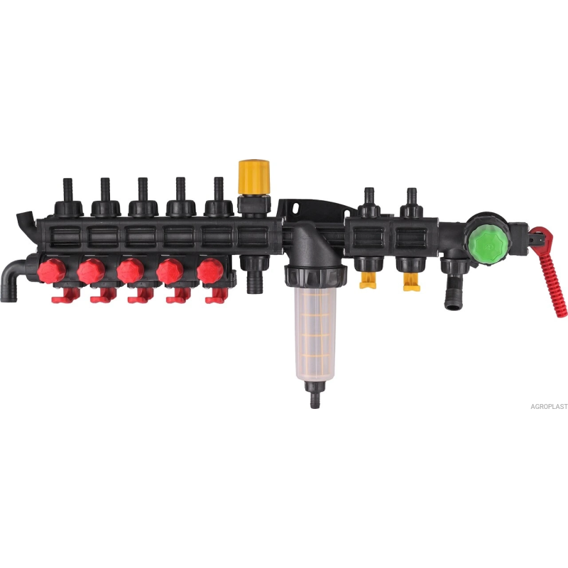 Rozdzielacz sekcyjny HD stałociśnieniowy 5+2 (góra) AGROPLAST, ROZDZ7SO