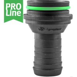 Wtyczka prosta o 25 – mocowanie 11/4” AGROPLAST, AP21WP25