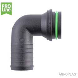 Kolano o 25/90 1 1/4” AGROPLAST, AP21K25