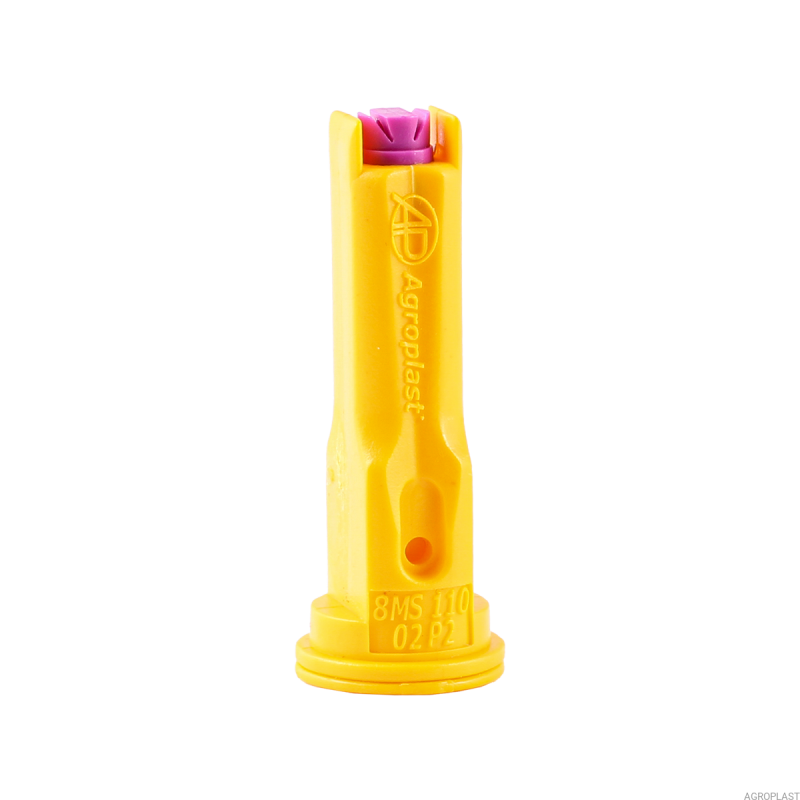 Rozpylacz eżektorowy dwustrumieniowy 8MS110P2 02 żółty AGROPLAST, 8MS11002P2