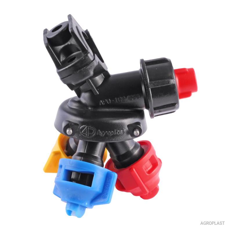 Głowica 3-pozycyjna PROLINE (System Arag) F 1/2" + F 10 AGROPLAST, AP0-100/G09 1/2CAL