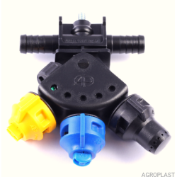 Głowica wahadłowa przelotowa z RSM (System Arag) AGROPLAST, 0-100/GW08/PRSM