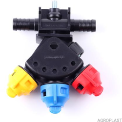 Głowica wahadłowa przelotowa (System Arag) AGROPLAST, 0-100/GW08/P