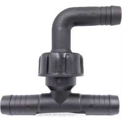 Trójnik z kolankiem D.13mm Agroplast, AP24TR12.5