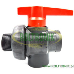2Zawór kulowy 1 1/4" 3-drożny Amazone 116524