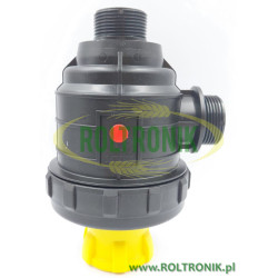 Suction filter 80-120 l/min 1 1/4" with valve, ARAG, 3132452