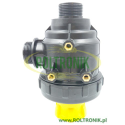 2Suction filter 80-120 l/min 1 1/4" with valve, ARAG