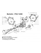 Parts for Bertolini Poly 2250/2260