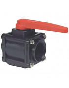2-way ball valves with threaded connection, series 453