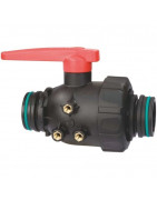 2-way ball valves with fork coupling, series 455