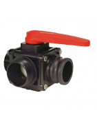 3-Way Ball Valves with Camlock Adapter, Series 453