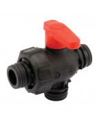 3-Way Ball Valves with Fork Connection, Series 455