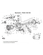 Teile für Bertolini PAS144
